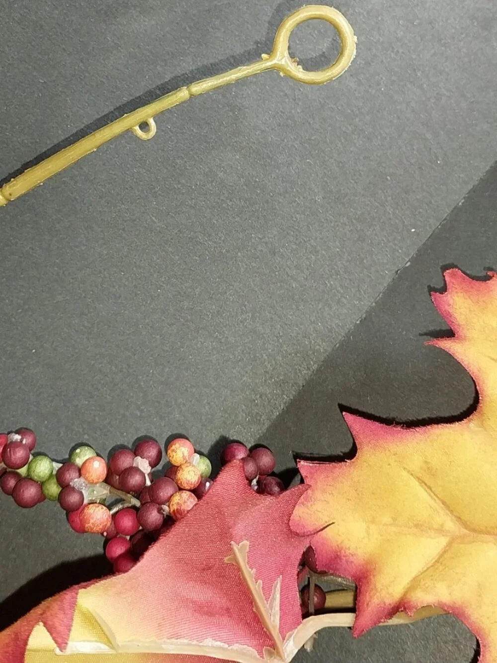Fall Maple Leaf Fabric Garland Set 4